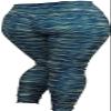 Zubaz NFL Los Angeles Rams Women's Space Dye Legging Size XSmall view 2