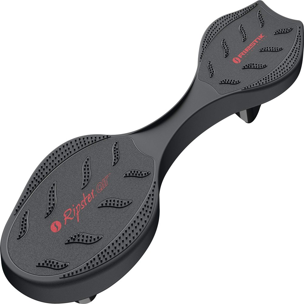 Black Label Ripster Air Razor Mini Ripstik/Carving Casterboard/Wave Board + Bonus: Active E Balance Necklace $49 Value