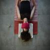 Wayam Eco Friendly Non Slip Yoga mat Cotton Natural Latex no PVC (Red) view 2