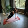 Wayam Eco Friendly Non Slip Yoga mat Cotton Natural Latex no PVC (Red) view 3