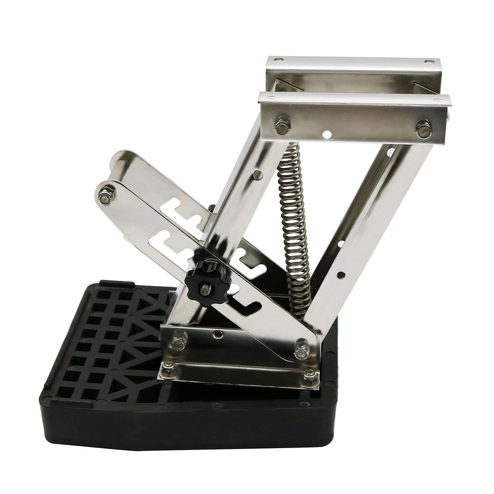 2 Stroke Outboard Motor Bracket Kicker for Boat up to 20HP, Auxiliary Heavy Duty Marine Motor Bracket Max Load 20HP