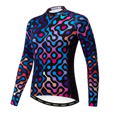 Cycling Jersey Women Bicycle Team Long Sleeve Racing Bike T-Shirt Warm Clothing Sport Tops