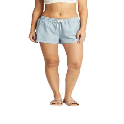 Billabong womens Road Rider Woven Pull on Casual Shorts, Chambray, Medium US