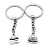 5 Pieces Metal Antique Silver Color Keychains Keyrings W5QT4 Shoulder Bag Handbag Purse Key Chain Ring view 1