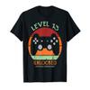 13th Birthday Gamer Level 13 Unlocked Official Teenager T-Shirt view 1