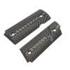 Guuun G10 Grips for 1911 Compact/Officer, Sunburst Texture - Green/Black view 3