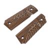 Ambidextrous G10 1911 Grips Full Size Ambi Safety Cut OPS Texture view 3