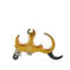 AMEYXGS Archery Bow Release Aid Aluminum Alloy 3 or 4 Fingers Automatic Thumb Trigger Detachable Thumb Grip Left or Right Hand Thumb Caliper Outdoor Hunting Compound Bow Accessories (Gold) view 2