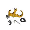 AMEYXGS Archery Bow Release Aid Aluminum Alloy 3 or 4 Fingers Automatic Thumb Trigger Detachable Thumb Grip Left or Right Hand Thumb Caliper Outdoor Hunting Compound Bow Accessories (Gold) view 4