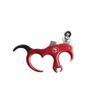 AMEYXGS Archery Bow Release Aid Aluminum Alloy 3 or 4 Fingers Automatic Thumb Trigger Detachable Thumb Grip Left or Right Hand Thumb Caliper Outdoor Hunting Compound Bow Accessories (Red) view 3