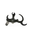 AMEYXGS Archery Bow Release Aid Aluminum Alloy 3 or 4 Fingers Automatic Thumb Trigger Detachable Thumb Grip Left or Right Hand Thumb Caliper Outdoor Hunting Compound Bow Accessories (Black) view 2
