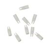 SHARROW 100pcs Archery Arrow Nocks Glue on 8mm Arrow Shaft Hunting Accessories Arrow Tails DIY (White) view 3