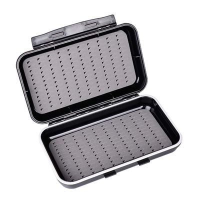 Aventik Waterproof Fly Box Two Sided Easy Grip Foam Light Weight Fishing Tackle Box Large Capacity(H19MB)