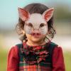 STOBOK Pig Mask Half Face Animal Mask Pink Lightweight Eva Costume Accessory for Halloween Party Masquerade Cosplay view 3