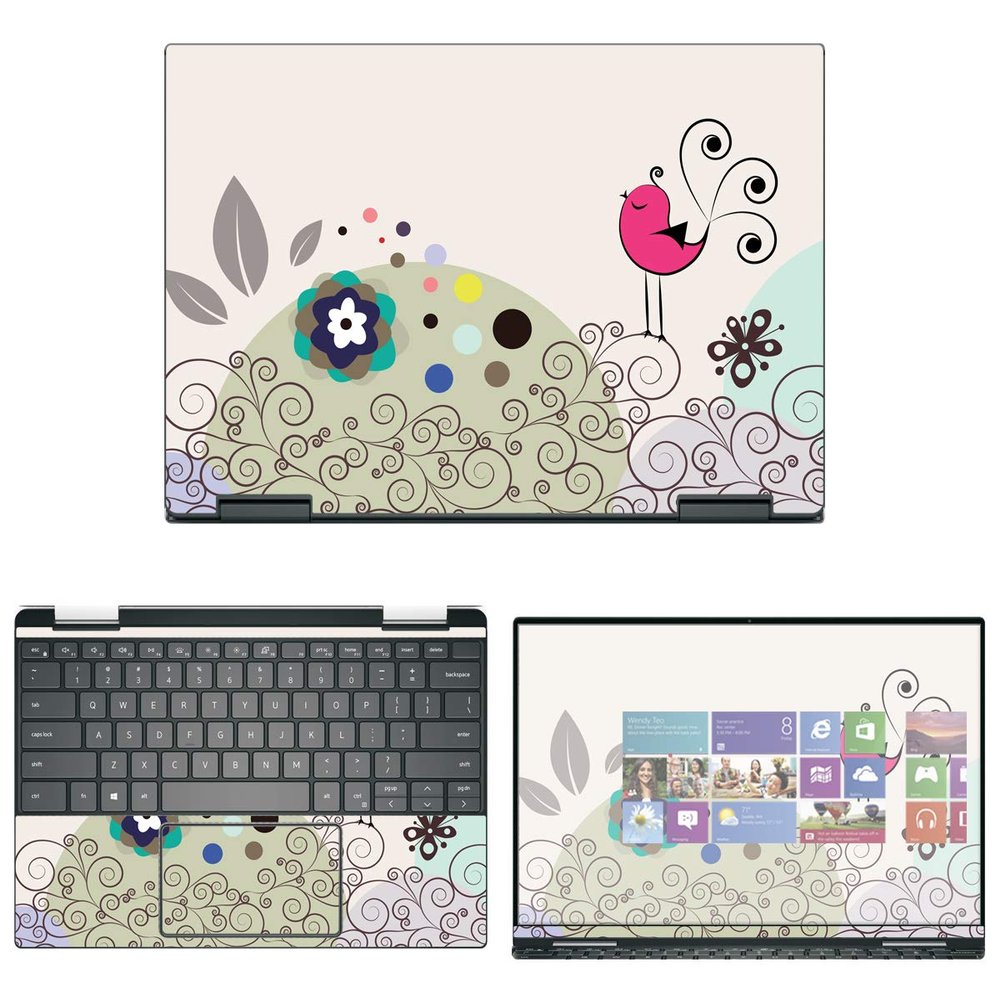 Decalrus - Protective Decal Skin Sticker for Dell XPS 13 7390 2-in-1 (13.3" Screen) case Cover wrap DellXPS-7390-2in1-27