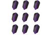 Harrows 5 Sets of 3 Retina Slim Purple Dart Flights Plus 1 Set of 3 Aluminum Dart Flight Protectors & Bracelet view 4