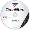 Tecnifibre 200M-Black Code 1.24 Adult Unisex Tennis Cord, Black, Single view 1