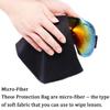 Seapon Ski Goggle Bag, Protection Bags for Snow Goggles Ski Mask, Carrying Pouch for Goggle Replacement Lens Camera Lenses, Soft Micro-Fiber Protective Storage Case Sleeve With Draw String, Pack of 2 view 2