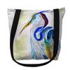 Betsy Drake TY1006M 16 x 16 in. Watercolor Heron Tote Bag - Medium view 1
