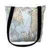 Betsy Drake TY11426M 16 x 16 in. Charlotte Harbor Florida Nautical Map Tote Bag - Medium view 1