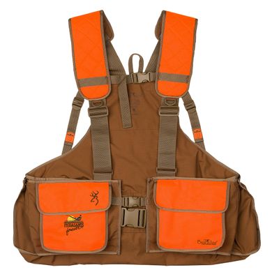 Browning Bird'n Lite Strap Vest 2.0 with Embroidered Pheasants Forever Logo, Medium/Large