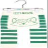 Pavilion Gift Company Fox-Green 6-12 Month Soft & Stretchy Baby Striped Leggings, 6-12 Months view 3
