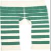 Pavilion Gift Company Fox-Green 6-12 Month Soft & Stretchy Baby Striped Leggings, 6-12 Months view 4