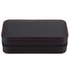 Antilog Watch Storage Box, Watch Storage Case Portable 2Slots Carbon Fiber Leather Watch Storage Box Case Wristwatch Organizer Holder Travel view 1