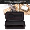 Antilog Watch Storage Box, Watch Storage Case Portable 2Slots Carbon Fiber Leather Watch Storage Box Case Wristwatch Organizer Holder Travel view 4