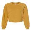 BELLA + CANVAS Fast Fashion Women's Raglan Pullover Fleece XL Heather Mustard view 1