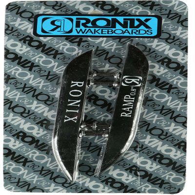 Ronix Fiberglass Ramp Wakeboard Fin - (2 Pack) - Black (0.8in)