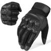 WTACTFUL Touch Screen Tactical Gloves for Men Airsoft Paintball Gear Motorcycle MTB Bike Cycling Cross-Country Motorbike ATV Hunting Hiking Riding Driving Work Outdoor Full Finger Gloves M Black view 1