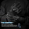 WTACTFUL Touch Screen Tactical Gloves for Men Airsoft Paintball Gear Motorcycle MTB Bike Cycling Cross-Country Motorbike ATV Hunting Hiking Riding Driving Work Outdoor Full Finger Gloves M Black view 3