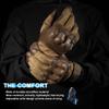 WTACTFUL Touch Screen Tactical Gloves for Men Airsoft Paintball Gear Motorcycle MTB Bike Cycling Cross-Country Motorbike ATV Hunting Hiking Riding Driving Work Outdoor Full Finger Gloves M Brown view 4