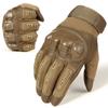 WTACTFUL Touch Screen Tactical Gloves for Men Airsoft Paintball Gear Motorcycle MTB Bike Cycling Cross-Country Motorbike ATV Hunting Hiking Riding Driving Work Outdoor Full Finger Gloves L Brown view 1