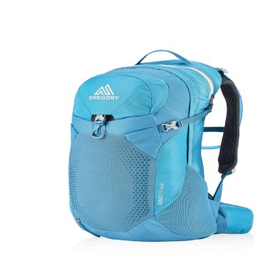 Gregory Juno 24L H2O Women's Day Hiking/Backpacking Hydration Backpack with Included Reservoir, Breathable Backpanel and Shoulder Harness, One Size Fits All, Laguna Blue