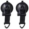 2 Pack, Strong Suction Cup Anchor Securing Strap Hook Tie Down, Camping Tarp as Car Side Awning, for SUV, MPV,Trailer,Teardrop,Sedan Anti-uv Tent for Beach Camping/Auto Traveling Tent/Shade Awning view 2