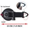 2 Pack, Strong Suction Cup Anchor Securing Strap Hook Tie Down, Camping Tarp as Car Side Awning, for SUV, MPV,Trailer,Teardrop,Sedan Anti-uv Tent for Beach Camping/Auto Traveling Tent/Shade Awning view 3