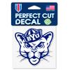WinCraftt BYU Cougars Vault Logo 4 x 4 Inch Perfect Cut Decal view 1