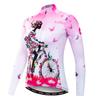 Cycling Jersey Women Bicycle Team Long Sleeve Racing Bike T-Shirt Warm Clothing Sport Tops view 1