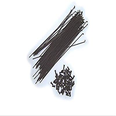 36 Star Spokes #14-227 Star Bright BK Black with Nipple