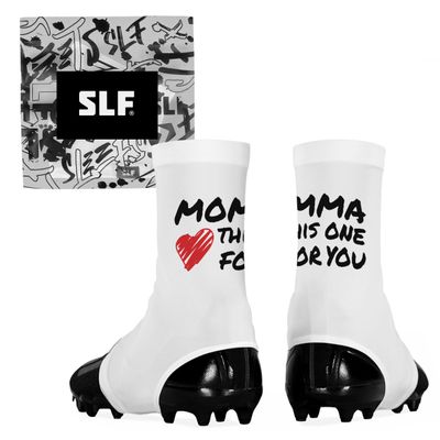 SLEEFS Spats/Football Cleat Covers [1 Pair - S/M] - Laces Covers/Wraps for Football, Baseball, Soccer, and Field Hockey - Youth and Adult Sizes for Men, Boys and Girls - Small/Medium Momma