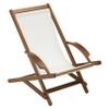Whitecap 60073 Teak Sun Chair W/Batyline Sling view 1