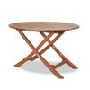 Whitecap 63037 Teak Rembrandt Table Oval Slat Top view 3