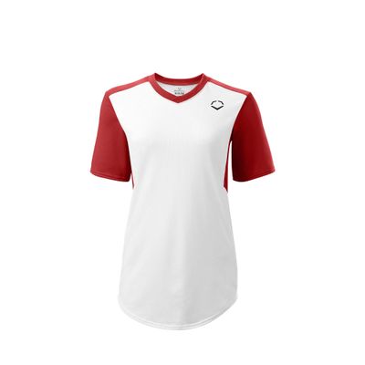 EvoShield Women's E810 V-Neck Pullover Jersey, Scarlet - Large