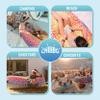 Chillbo Shwaggins Inflatable Couch  Cool Inflatable Chair Easy Setup Perfect for Hiking Gear, Beach Chair and Music Festivals.(Rainbow Swizzle) view 3