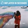 Chillbo Shwaggins Inflatable Couch  Cool Inflatable Chair Easy Setup Perfect for Hiking Gear, Beach Chair and Music Festivals.(Rainbow Swizzle) view 4