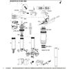 RockShox Damper Body/IFP - Bearing Eyelet, 50mm stroke (55mm plus 5mm Travel Spacer), Deluxe (A1), Super Deluxe (A1), Fast Black view 2