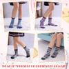 DYW Kids Merino Wool Hiking Socks Toddlers Boys Girls Winter Warm Thick Thermal Soft Cozy Crew Boot Socks 6 Pairs (6 Pairs Snowflake A, 4-7 Years) view 2