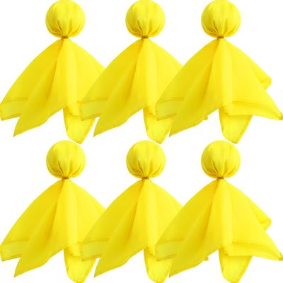 Gejoy 6 Pack Football Penalty Flags, Tossing Flags, Yellow